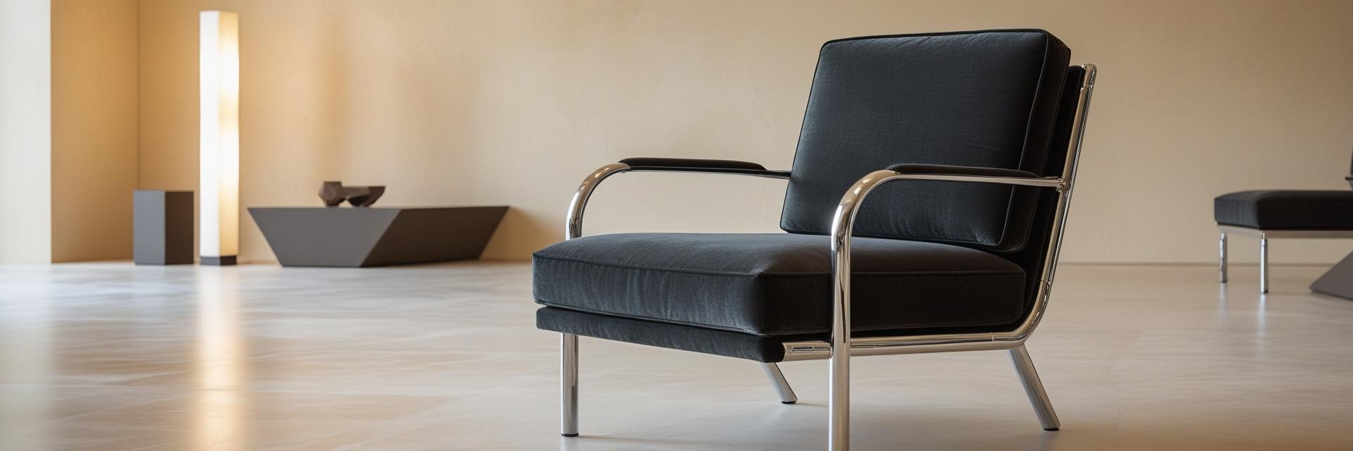 كرسي انتظار عصري بتصميم مريح ومتين.