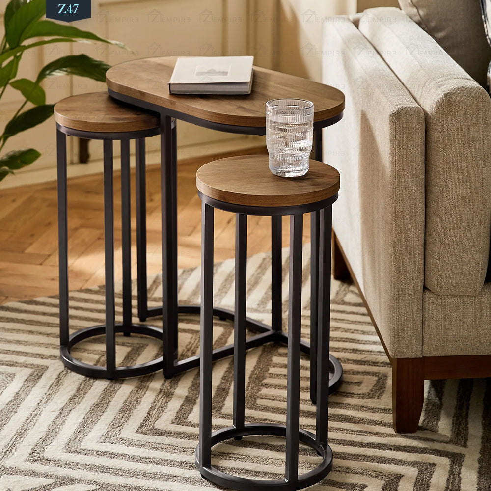 Z47 Metal Side Table Set