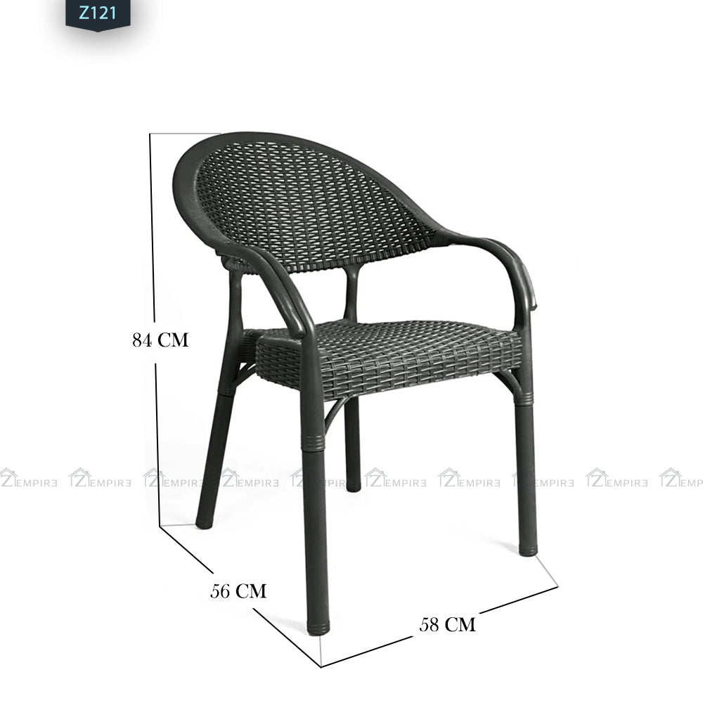 Set of 4 chairs and plastic table - Z121