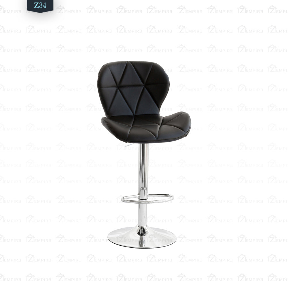 Hydraulic Leather Bar Stool - Z34