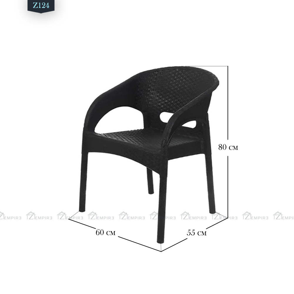 Set of 4 chairs and plastic table - Z124