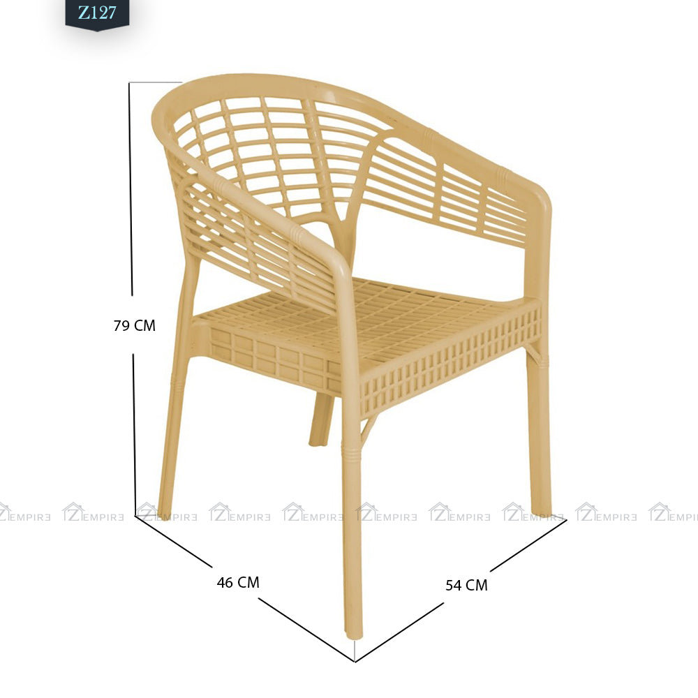 Set of 2 chairs and plastic table - Z127