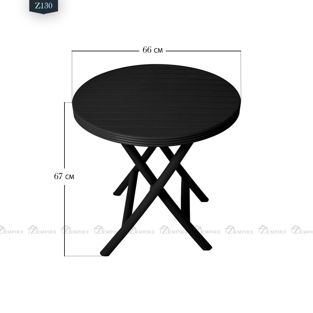 Set of 4 chairs and plastic table - Z130