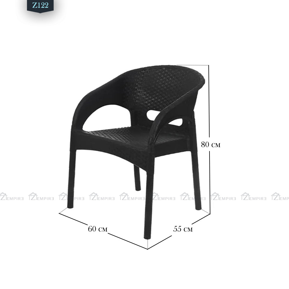 Set of 4 chairs and plastic table - Z122