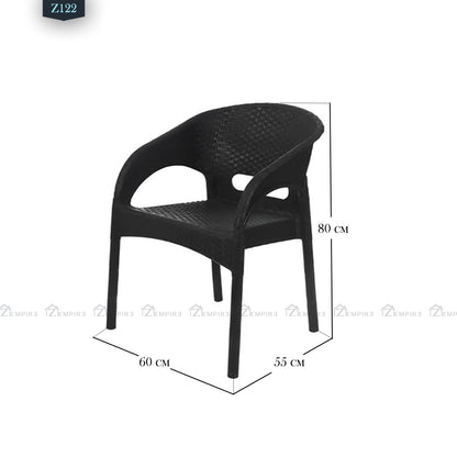 Set of 4 chairs and plastic table - Z122