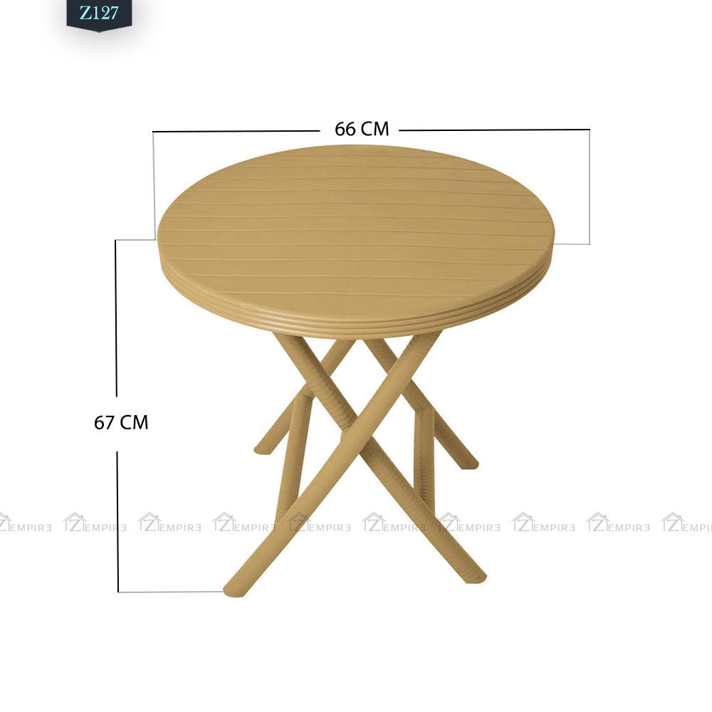 Set of 2 chairs and plastic table - Z127