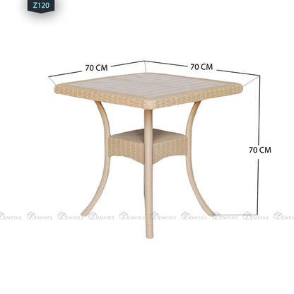 Set of 4 chairs and plastic table - Z120