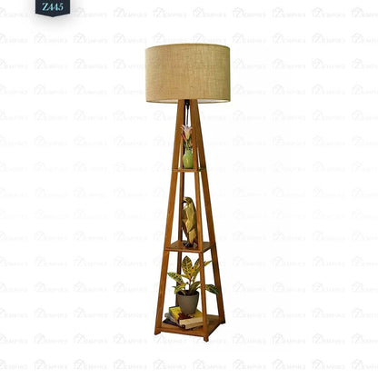 Natural wood floor lamp - Z445