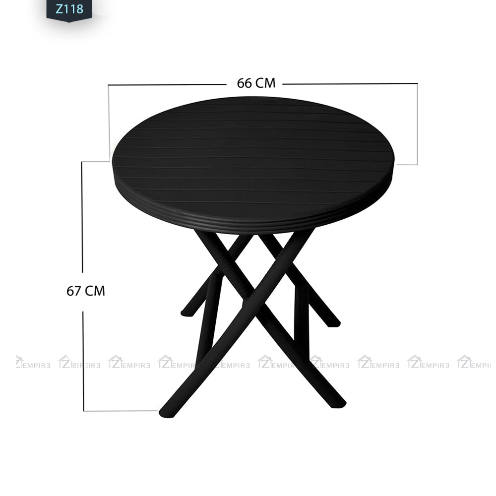 Set of 2 chairs and plastic table - Z118