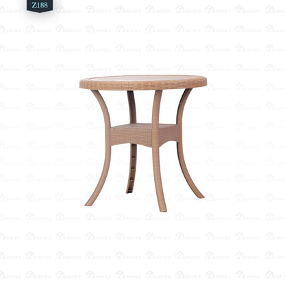 4 Chair and Plastic Table Set - Z188