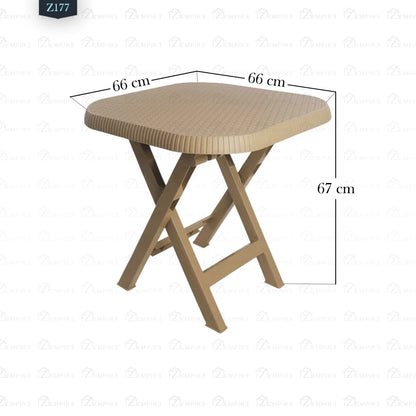 4 Chair and Plastic Table Set - Z177